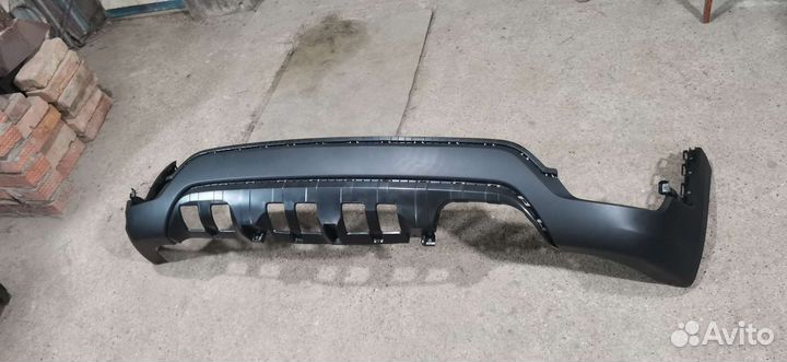 Новый диффузор заднего бампера Kia Rio X-Line