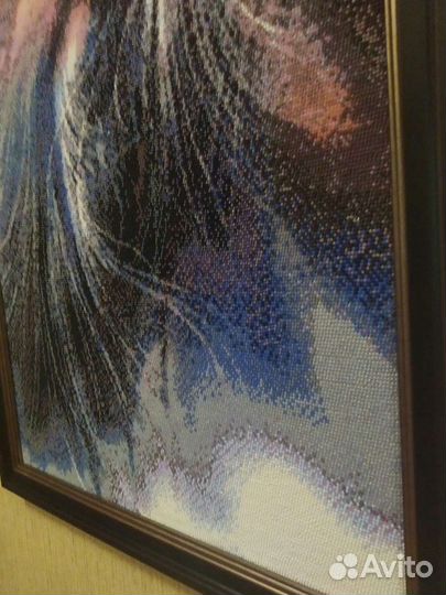 Картина бисером по авторской схеме 