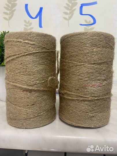 Джутовый шпагат, джут для рукоделия