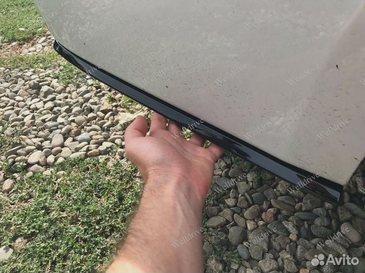 Лезвия задние BMW 3 F30 черные