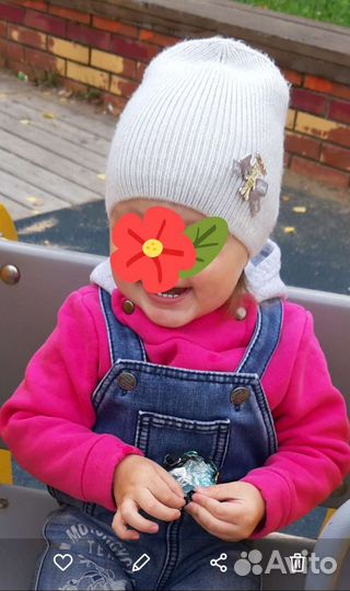 Шапка демисезонная для девочки