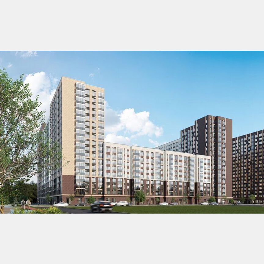 2-к. квартира, 39,3 м², 7/18 эт.