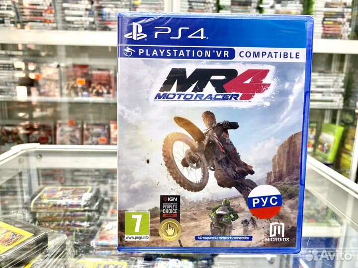Moto Racer 4 игра для Ps 4 Новый
