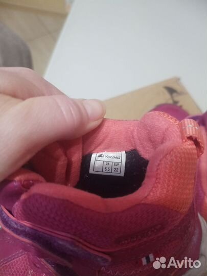 Ботинки зимние Viking для девочки 22 размер