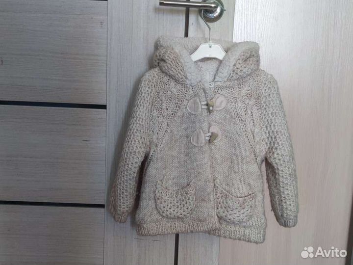 Кофта zara для девочки 86 см