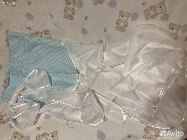 Бортики и балдахин в кроватку