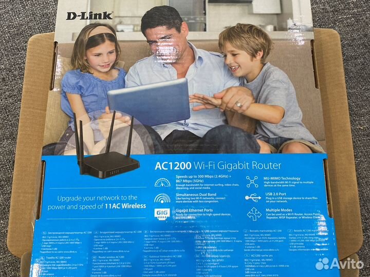 Wi-Fi роутер D-Link DIR-825/I1