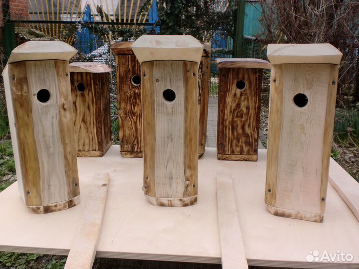 Скворечник (синичник), кормушки для птичек