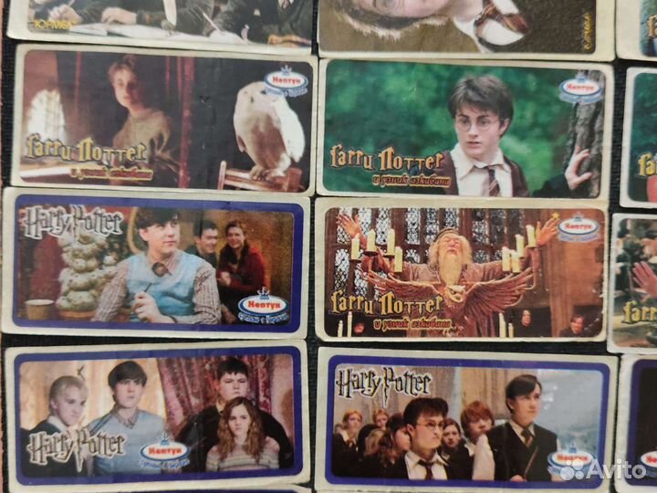 Наклейки из жвачек Гарри Поттер