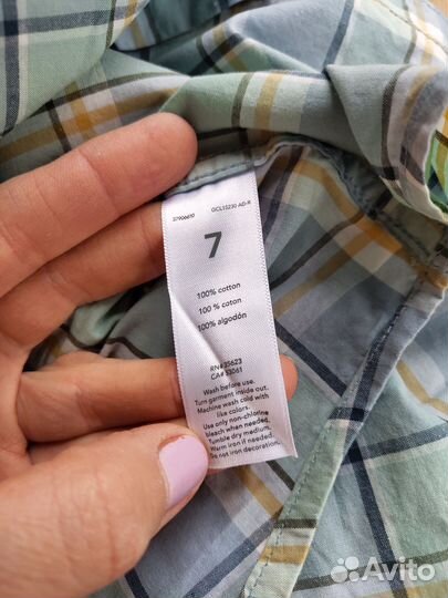 Рубашка Carter's 7лет