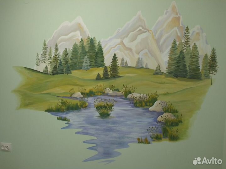 Роспись на стенах