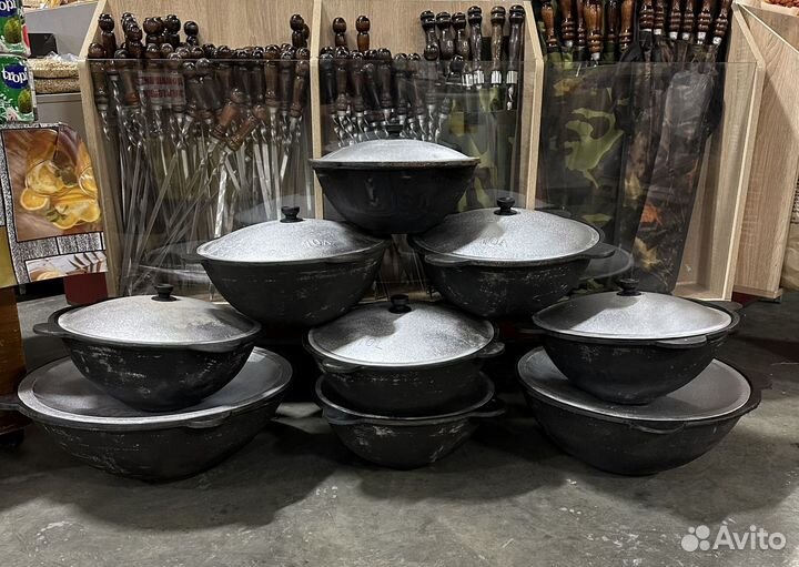 Чугунная казан