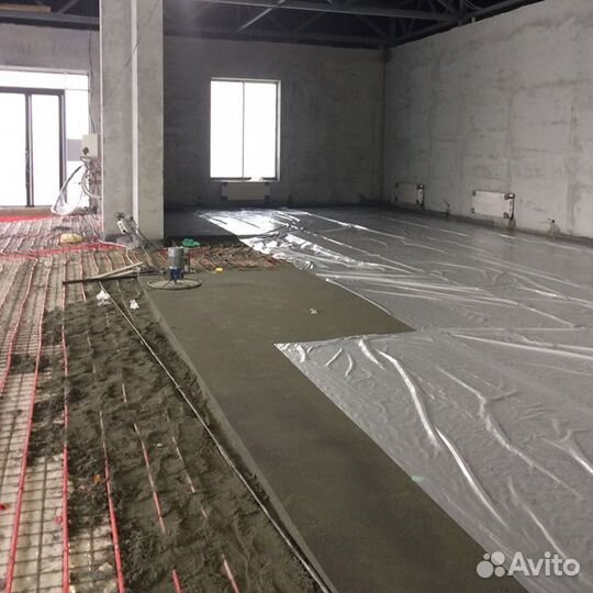 Полусухая стяжка пола(#Рассказово-Тамбов-Область)