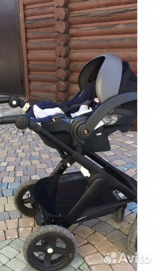 Коляска 3 в 1 Стокке Трейлз