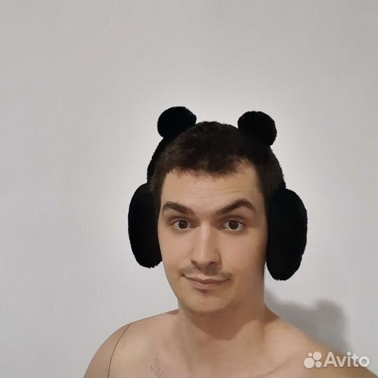 Меховые наушники
