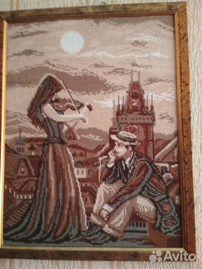 Картина вышитая крестиком