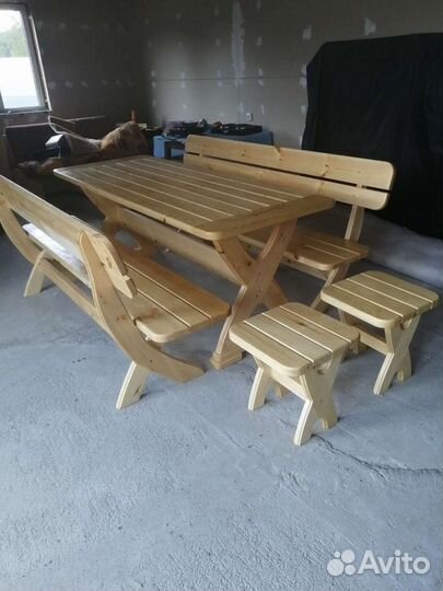 Садовая мебель из дерева