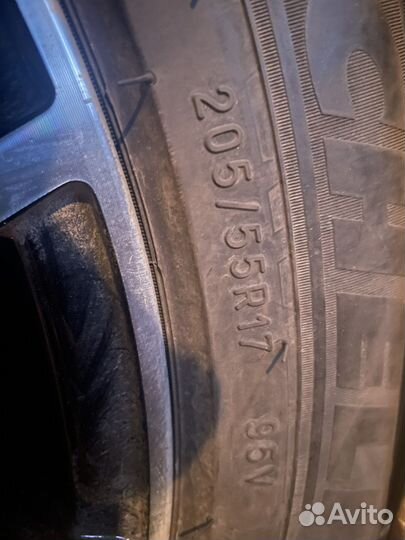 Michelin primacy 3 205/55 R17 95V XL на дисках