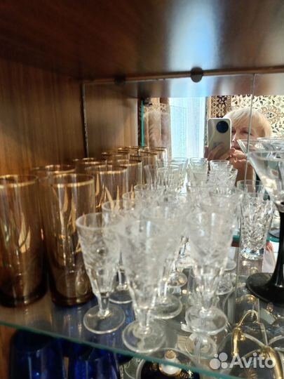 Бокалы фужеры рюмки стекло СССР