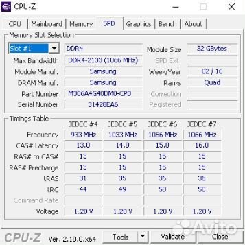 Оперативная память Samsung ddr4 32gb ecc reg