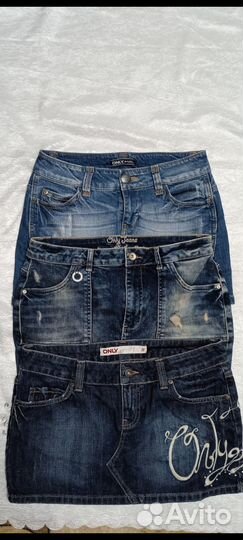 Джинсовые юбки HM,only и другие
