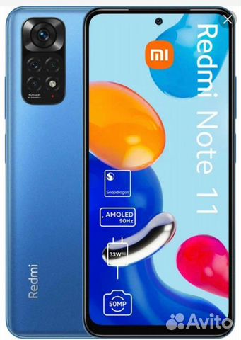 Xiaomi Redmi Note 11, 4/128 ГБ