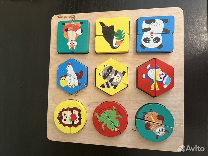 Развивающие деревянные игрушки пакетом