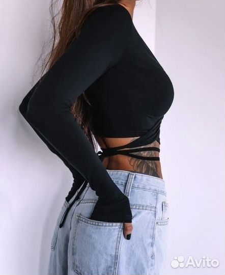 Лонгслив на завязках Miss x