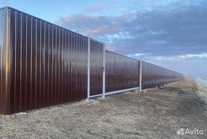 Забор из профлиста