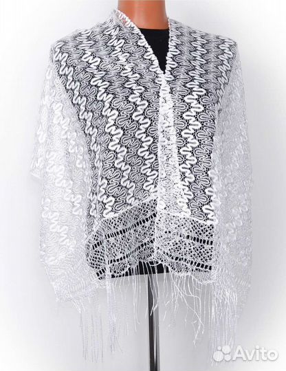 Ниспадающий платок в храм церковь, шарф, палантин