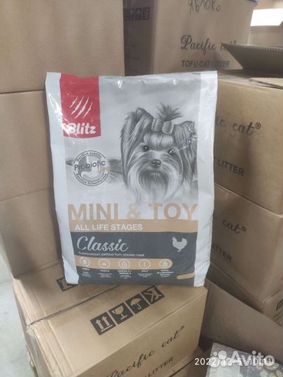 Сухой корм для собак мелких пород Blitz Classic