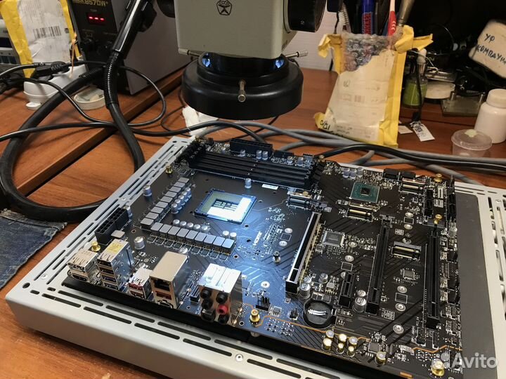 Восстановление и пайка сокетов материнских плат пк