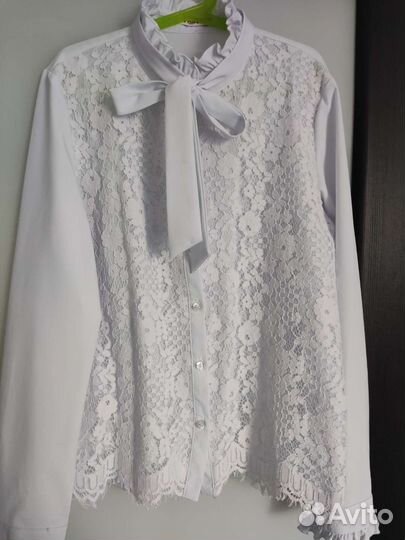 Блузка белая для девочек