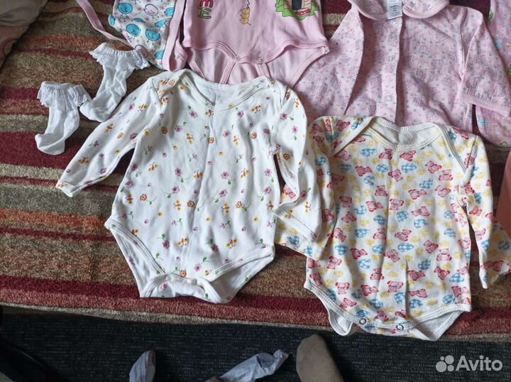 Вещи пакетом на девочку от 0 до 6 месяцев
