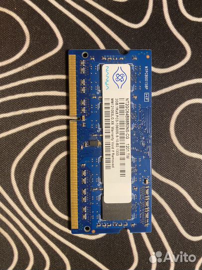 Оперативная память ddr3, 2gb