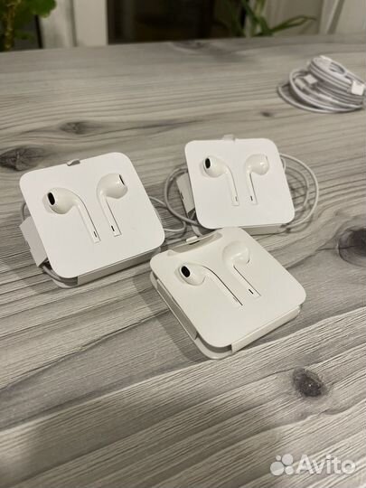 Наушники apple earpods lightning оригинал
