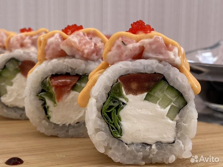 Домашние роллы на заказ