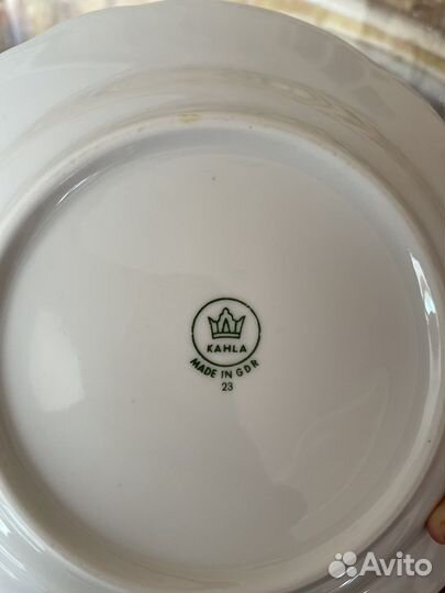 Тарелки Kahla ГДР и Jamatsu фарфор