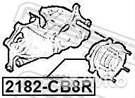 2182-CB8R Ступица с подшипником ford focus III