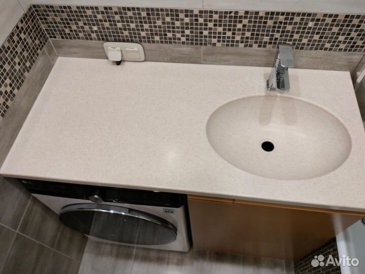 Столешница в ванную из камня