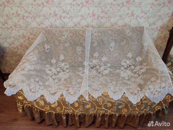 Занавески, тюль длинный на окно