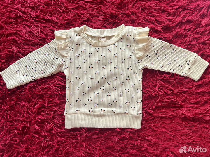 Костюм в рубчик для девочки