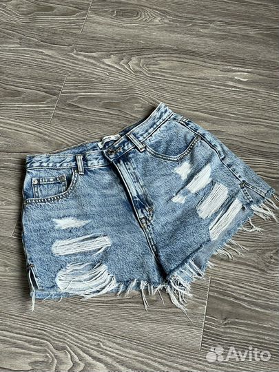 Шорты джинсовые женские puul&bear