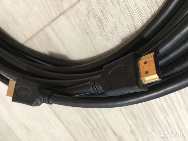 Кабель hdmi 10м с позолоченными разъемами