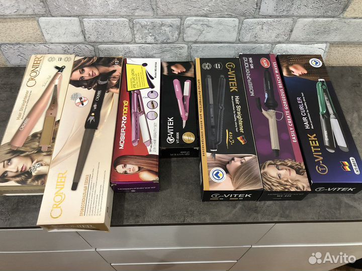 Плойки, гофре, выпрямитель для волос (новое)