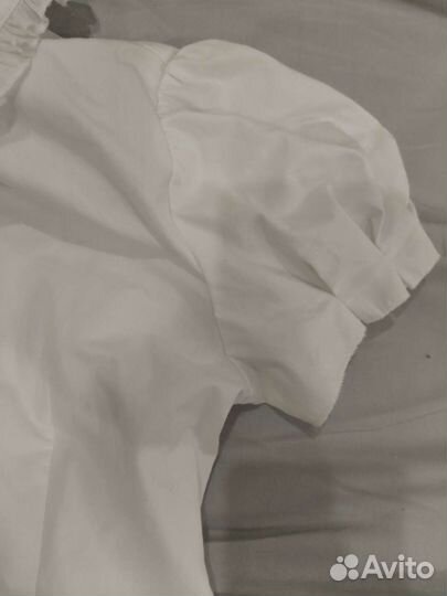 Белая блузка, на девочку, 140