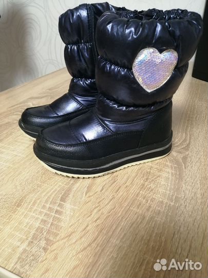 Сапоги дутики 28