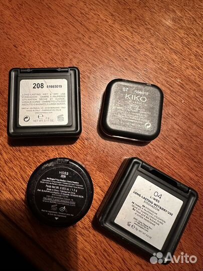 Тени для век Nyx, Kiko, LuLu