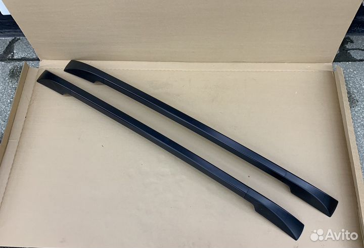 Черные рейлинги на крышу Ford Ranger T6 T7