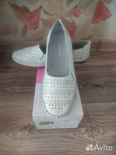 40 Новые женские мокасины натуральная кожа